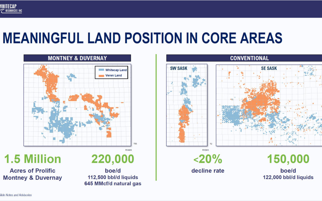 Whitecap Resources and Veren combine in a $15 billion all stock deal: The Saskatchewan perspective