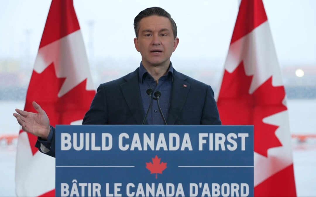 Poilievre’s key energy policy: a National Energy Corridor for pipe, power and rail