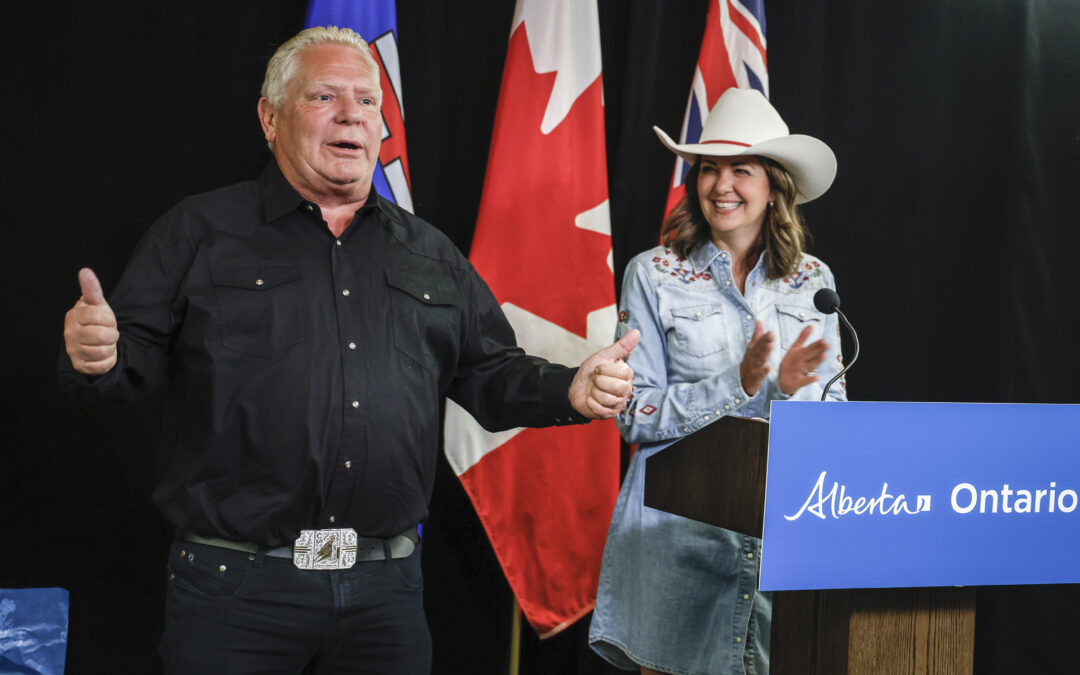 Ontario Premier Doug Ford pitches railway to Ring of Fire, Alberta is on board