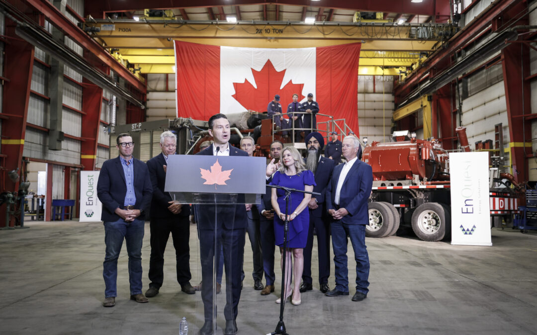 Poilievre says of B.C. Premier Eby that ‘one man can’t block’ pipeline proposal